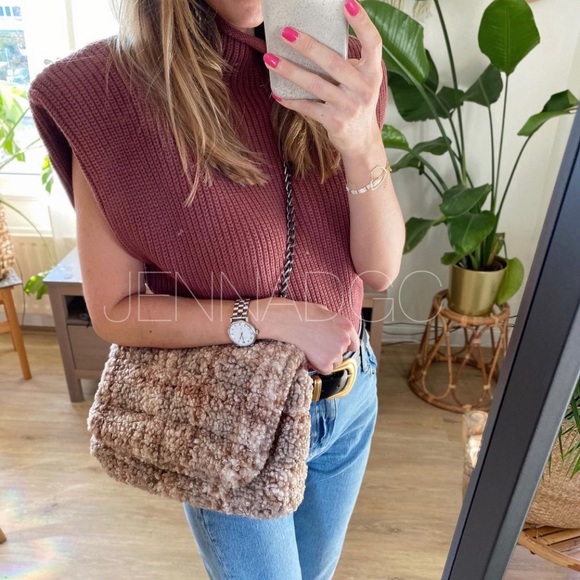 NWT Zara shoulder pad knit top - Picture 12 of 16